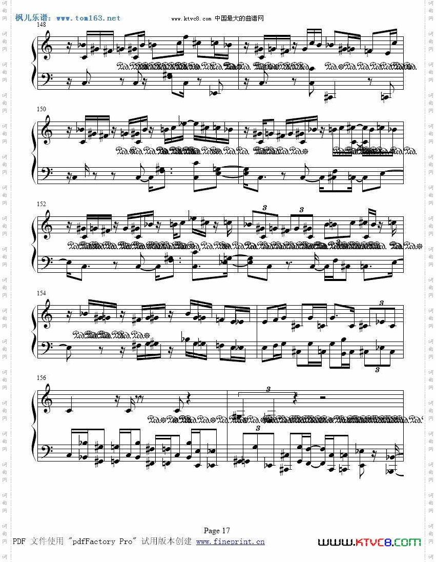 波兰圆舞曲肖邦曲钢琴谱二