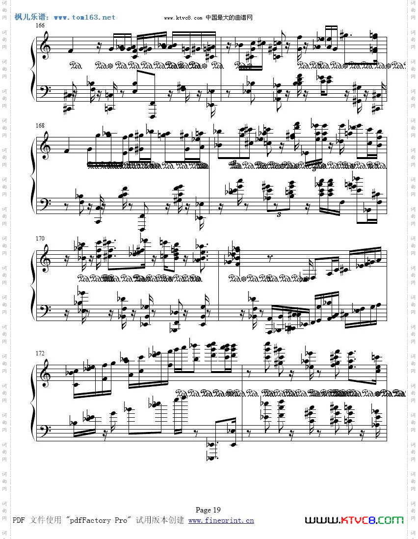 波兰圆舞曲肖邦曲钢琴谱二