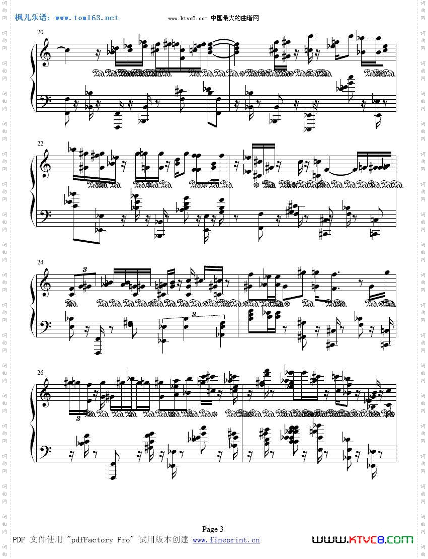 波兰圆舞曲肖邦曲钢琴谱一