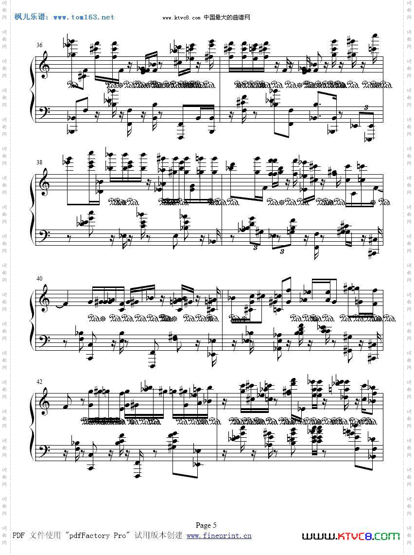 波兰圆舞曲肖邦曲钢琴谱一