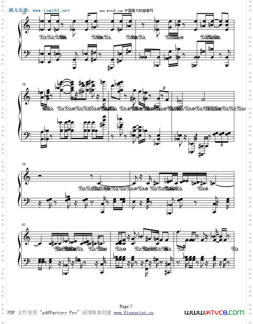 波兰圆舞曲肖邦曲钢琴谱一