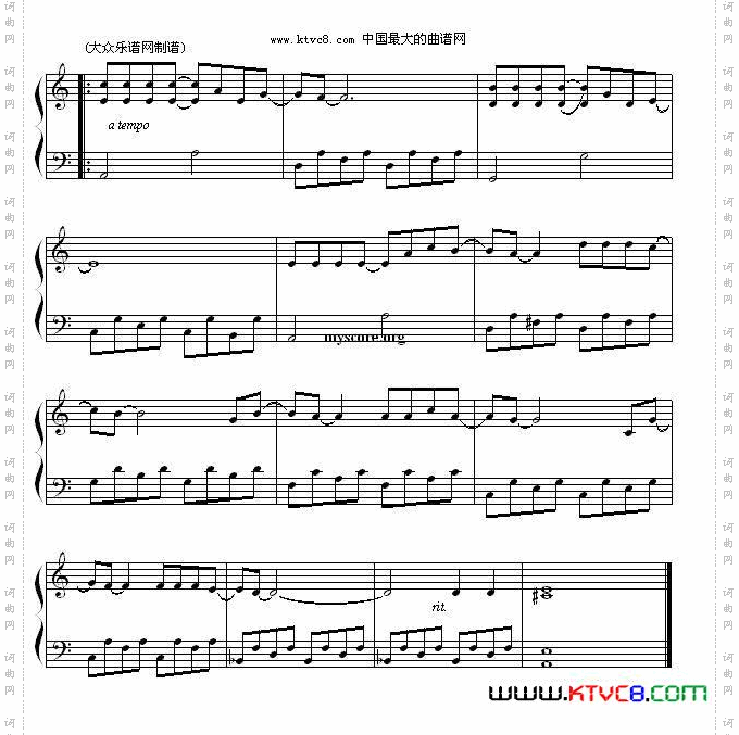 一曲销魂流行钢琴曲