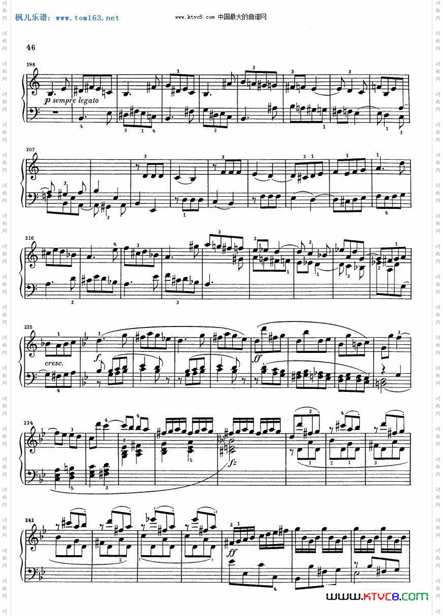 克莱门蒂g小调钢琴奏鸣曲三