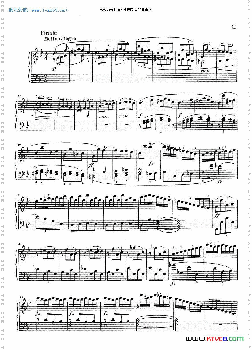 克莱门蒂g小调钢琴奏鸣曲二