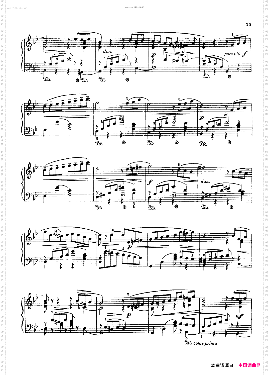 六月-船歌柴可夫斯基作品37四季