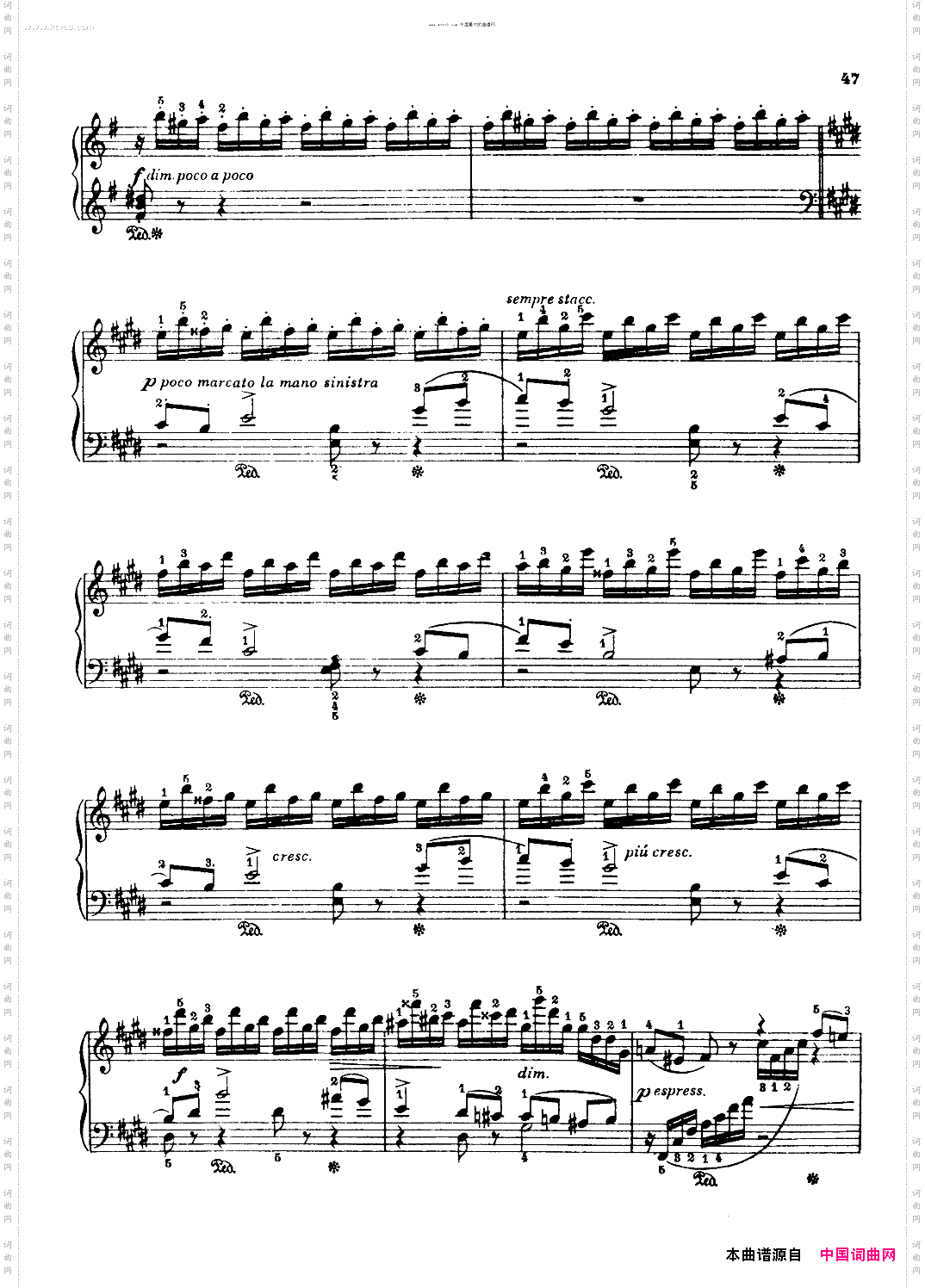 十一月-在马车上柴可夫斯基作品37四季