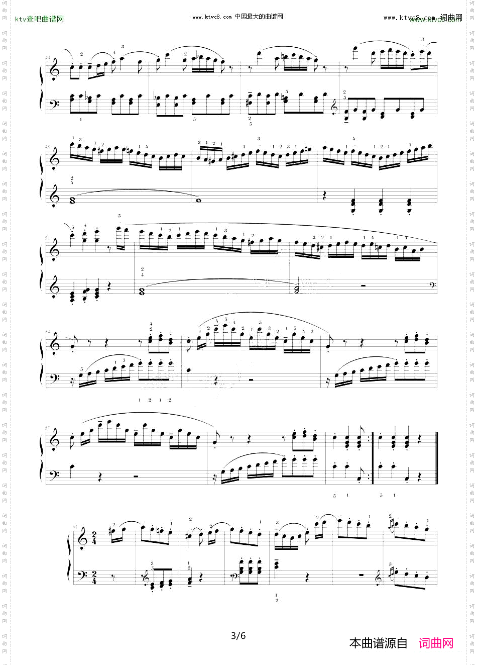 库劳—C大调钢琴小奏鸣曲Op.55No.3