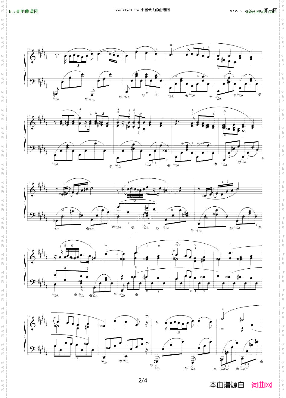 B大调夜曲，Op.32,No.1肖邦第9号夜曲