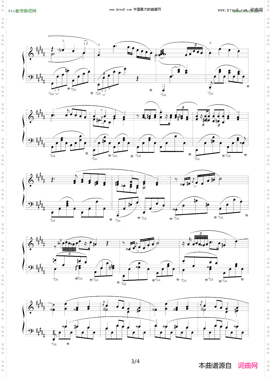 B大调夜曲，Op.32,No.1肖邦第9号夜曲