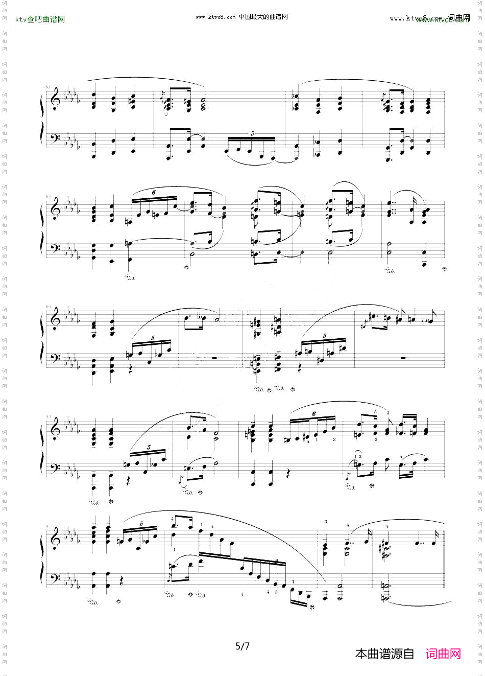 升f小调夜曲，Op.48,No.2肖邦第14号夜曲