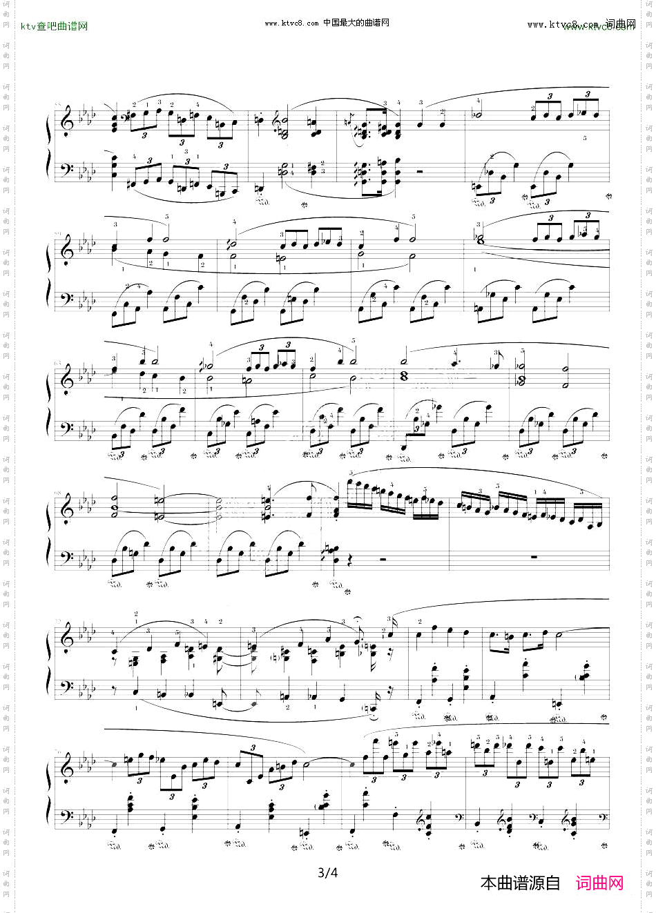 f小调夜曲，Op.55,No.1肖邦第15号夜曲