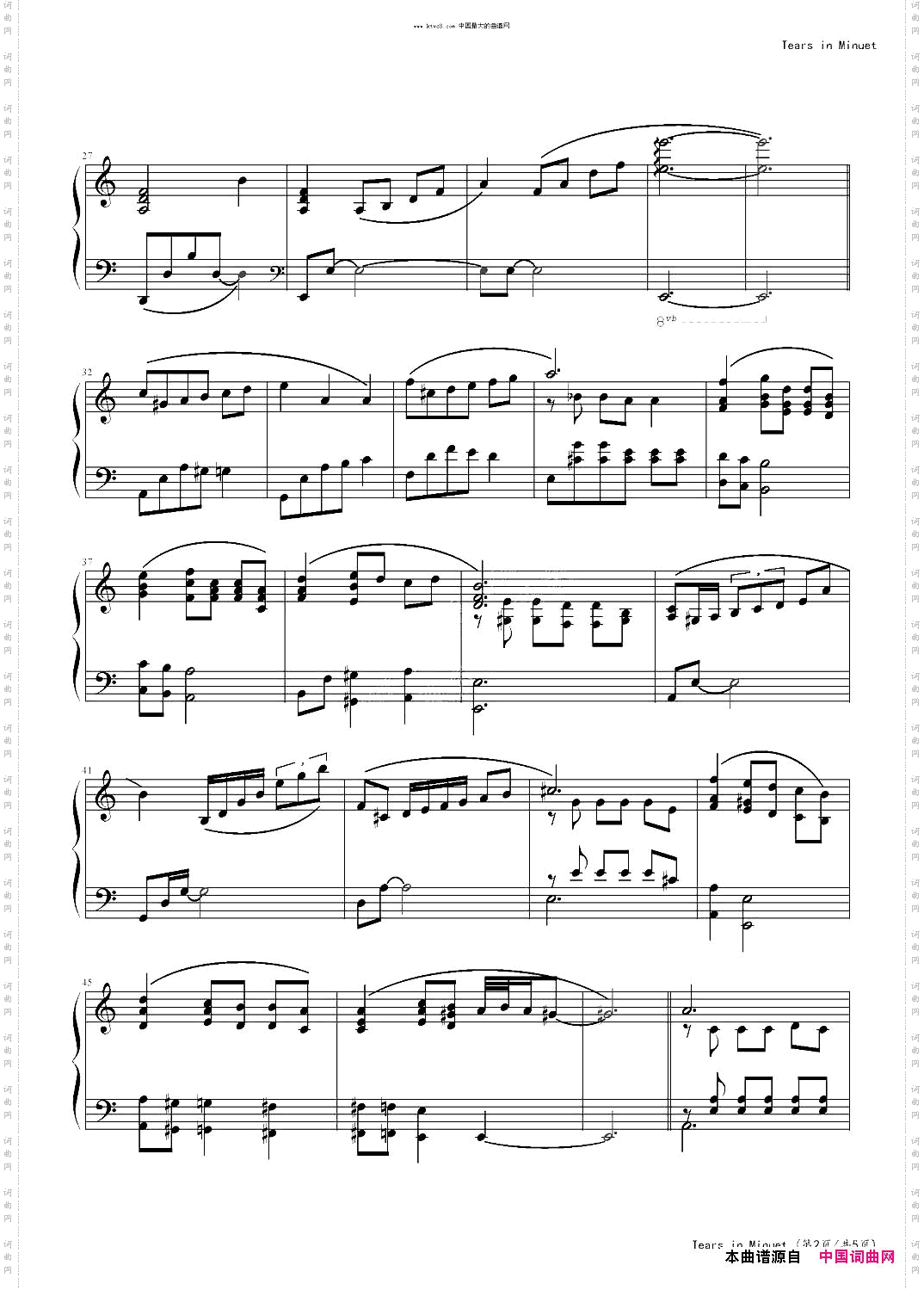 TearsinMinuet来自星星的你.背景音乐