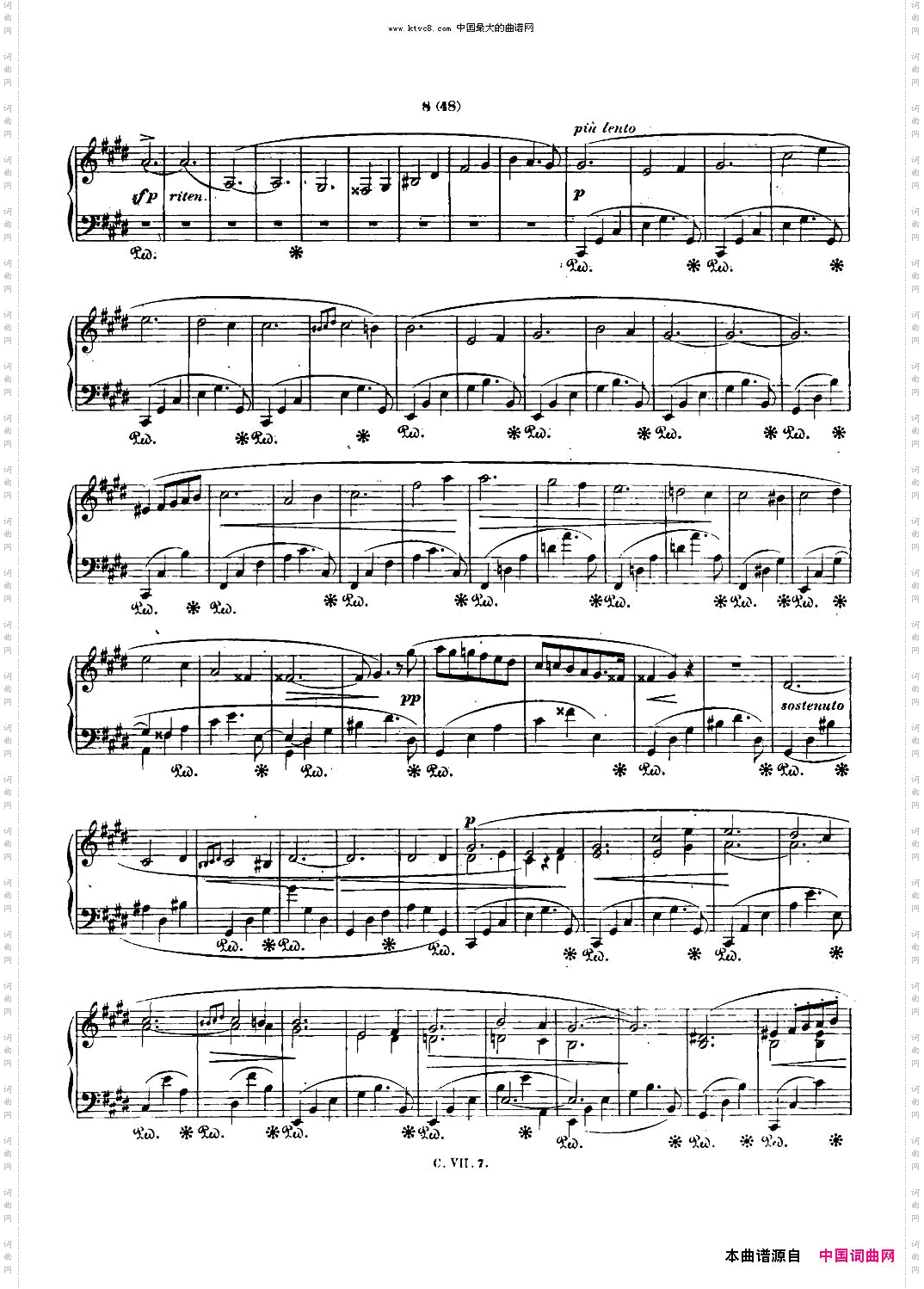 肖邦钢琴谐谑曲ChopinScherzoNo.4E大调，Op.54