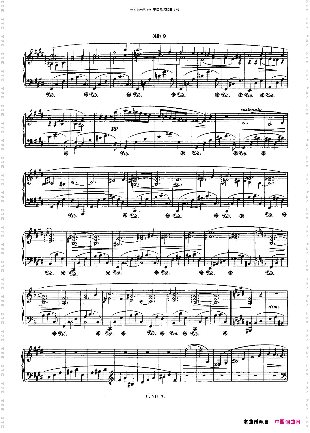 肖邦钢琴谐谑曲ChopinScherzoNo.4E大调，Op.54