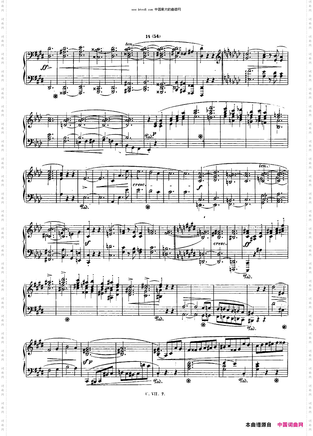 肖邦钢琴谐谑曲ChopinScherzoNo.4E大调，Op.54