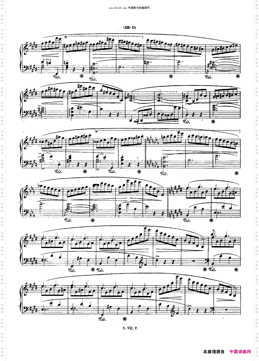 肖邦钢琴谐谑曲ChopinScherzoNo.4E大调，Op.54