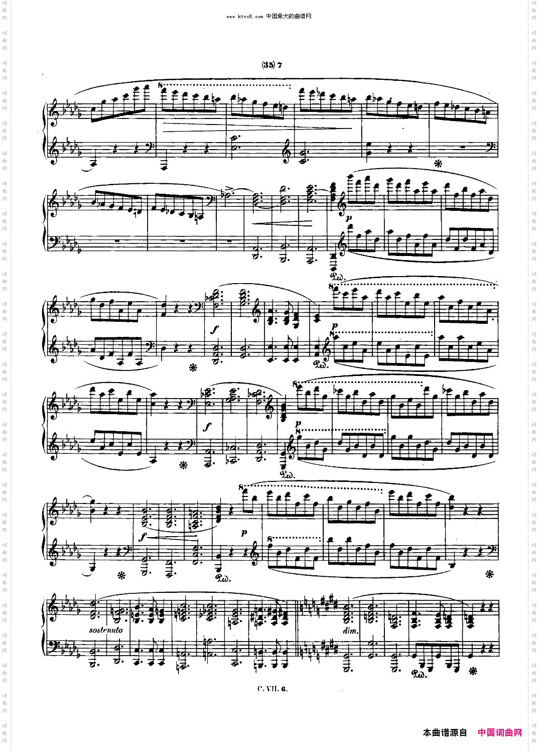 肖邦钢琴谐谑曲ChopinScherzoNo.3升c小调，Op.39