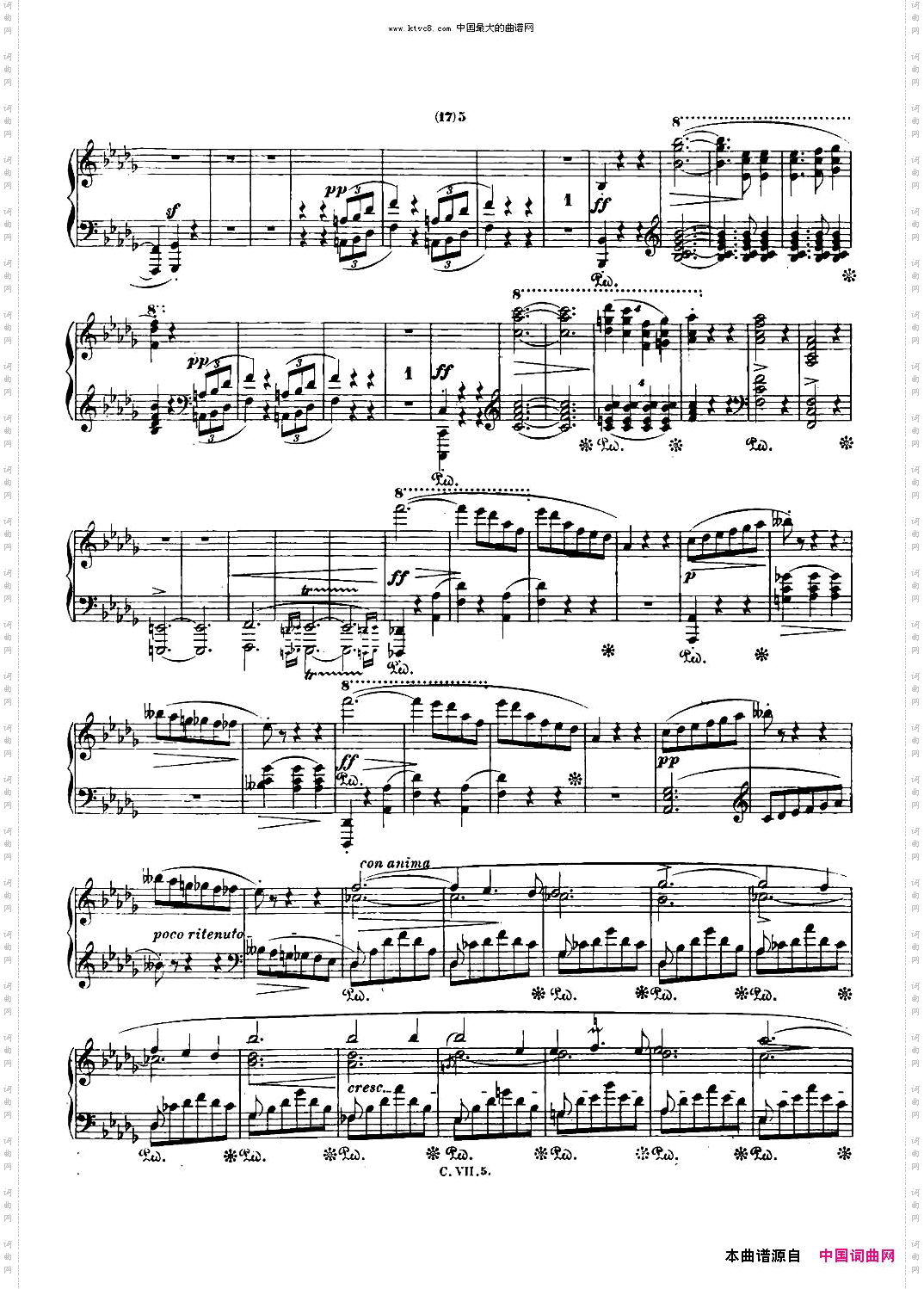 肖邦钢琴谐谑曲ChopinScherzoNo.2降b小调，Op.31