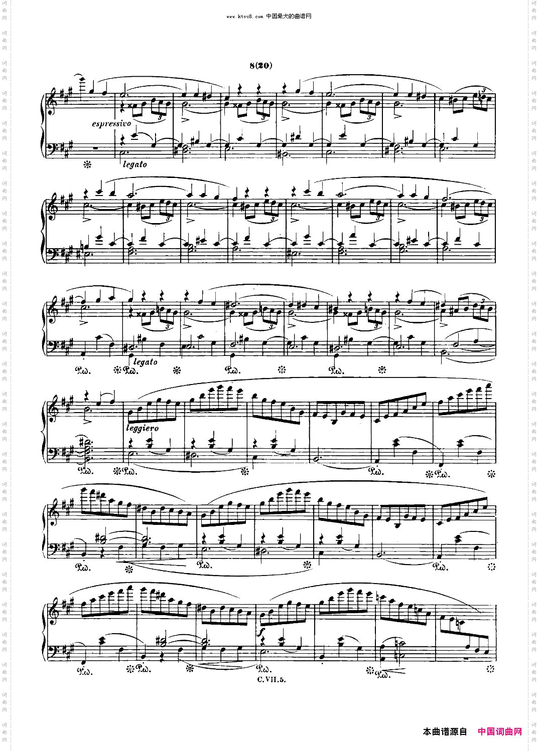 肖邦钢琴谐谑曲ChopinScherzoNo.2降b小调，Op.31