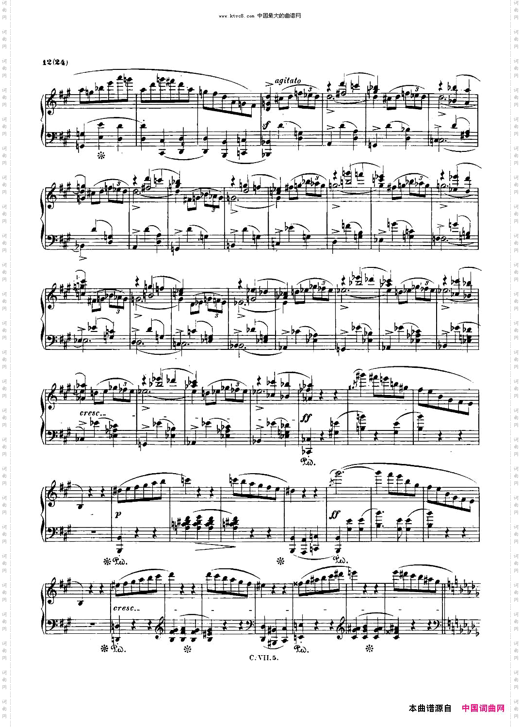 肖邦钢琴谐谑曲ChopinScherzoNo.2降b小调，Op.31