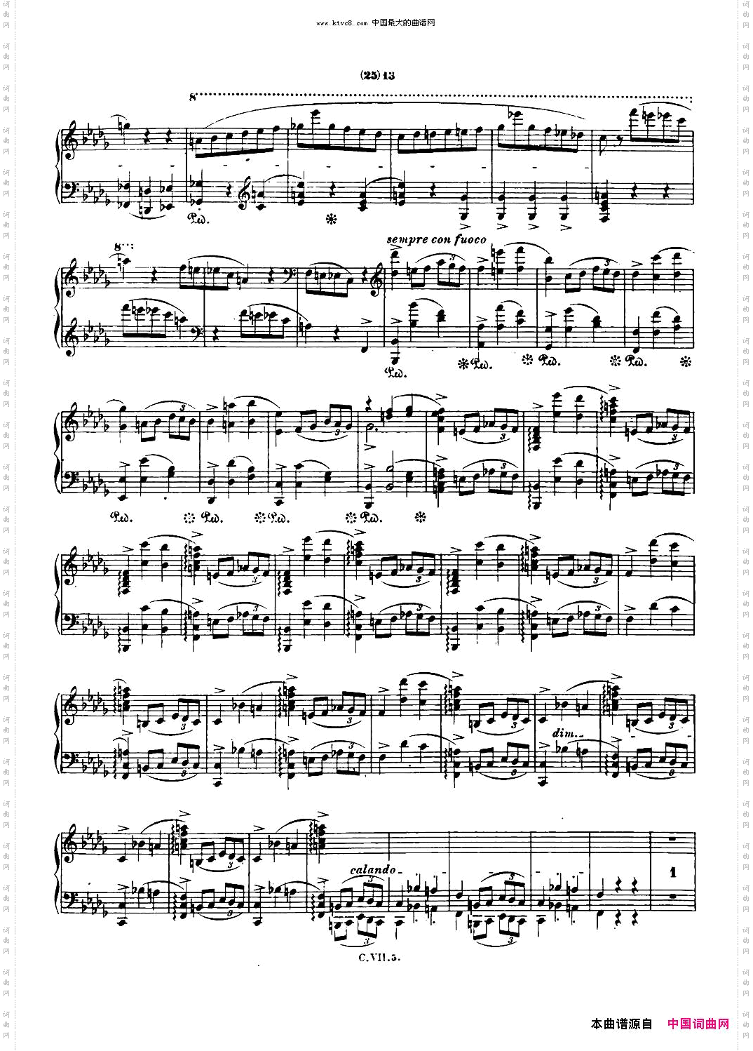 肖邦钢琴谐谑曲ChopinScherzoNo.2降b小调，Op.31