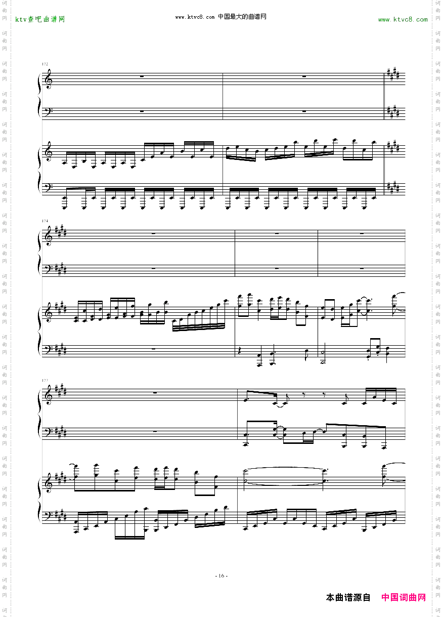 東方連奏曲IIPianoforte第一部分