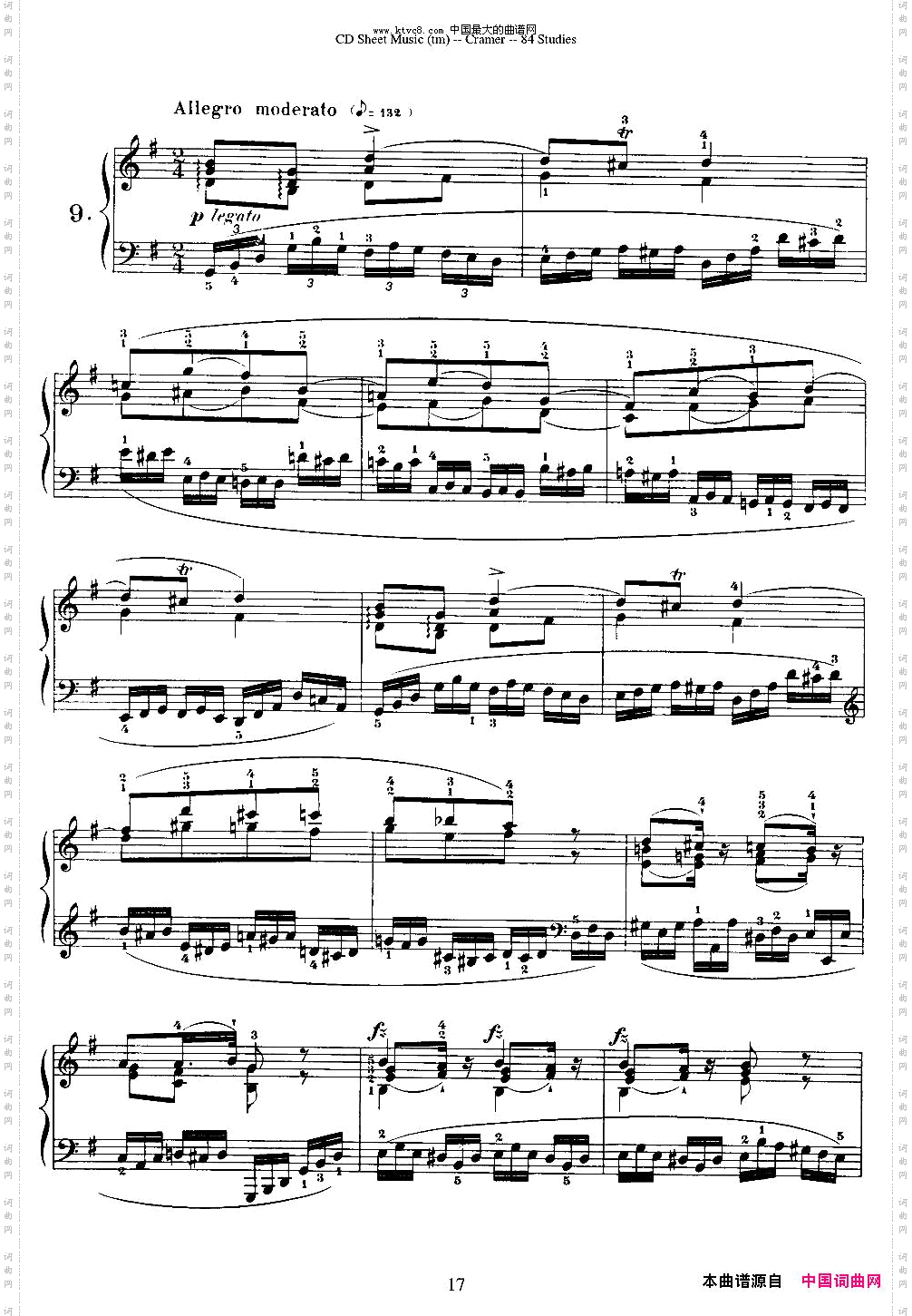 Cramer-84exercices6—10克拉莫84首钢琴练习曲
