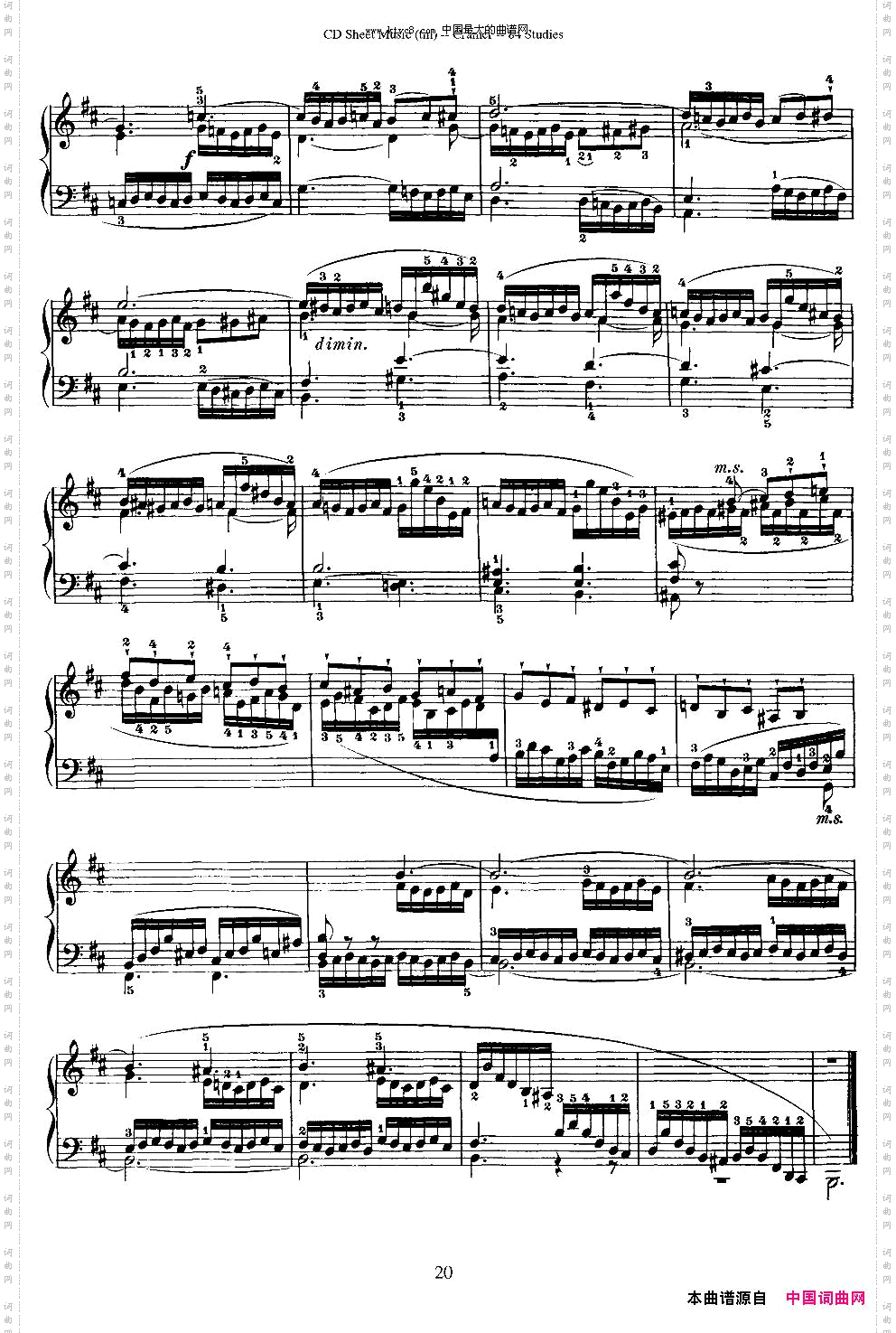 Cramer-84exercices6—10克拉莫84首钢琴练习曲