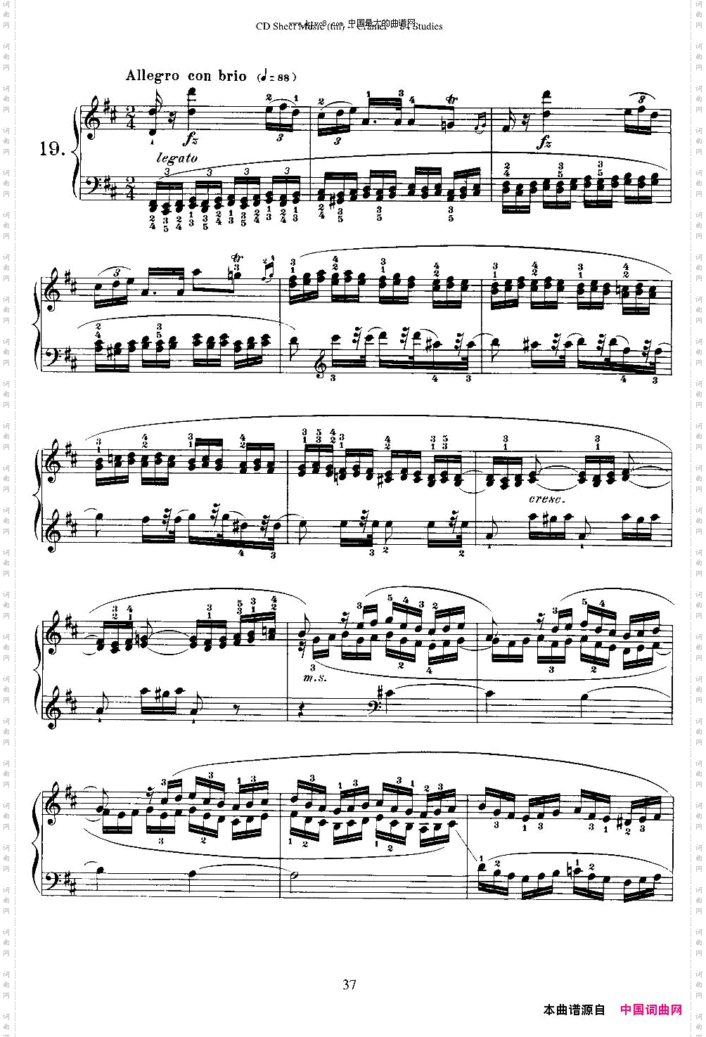 Cramer-84exercices16—20克拉莫84首钢琴练习曲