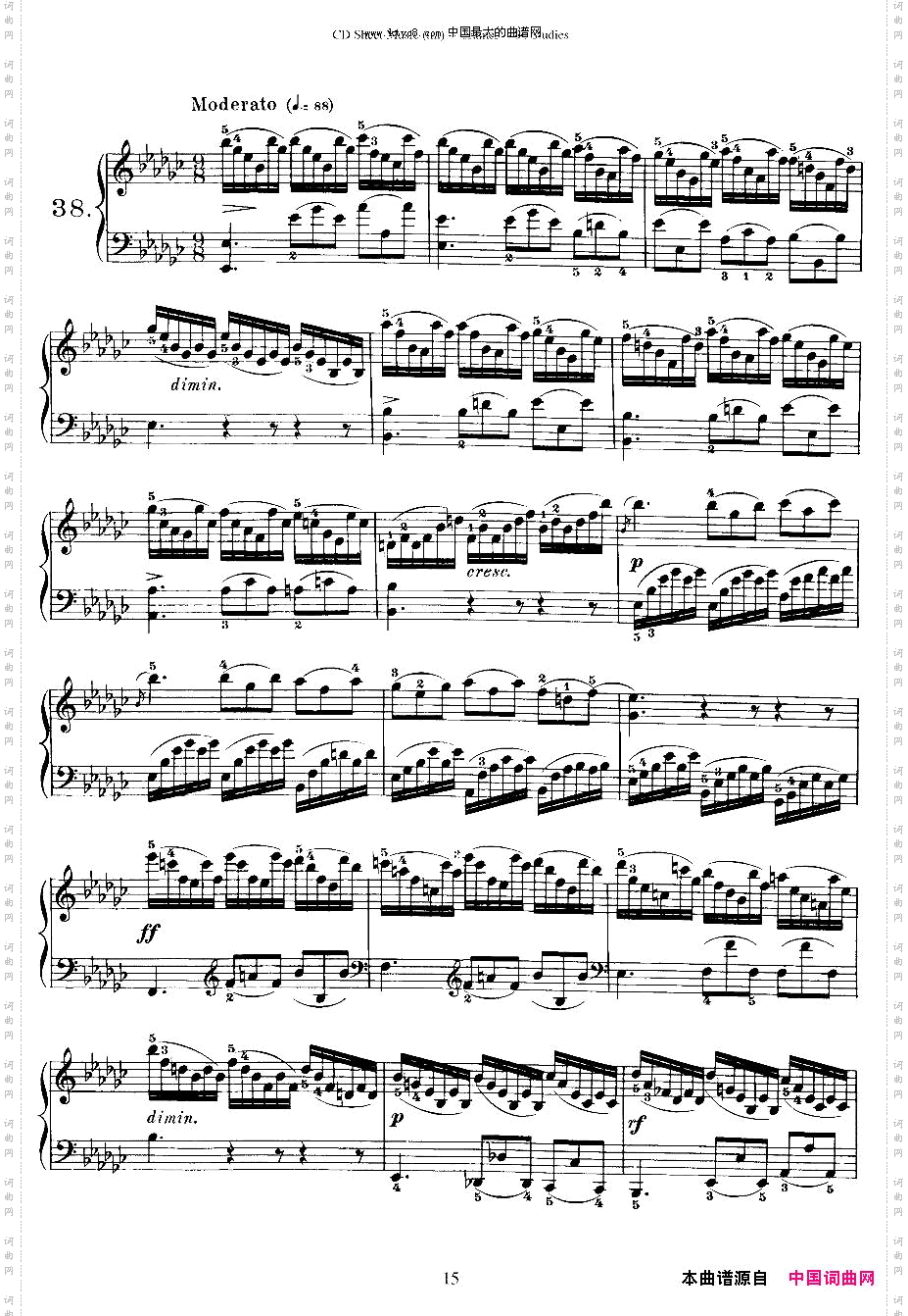 Cramer-84exercices36—40克拉莫84首钢琴练习曲