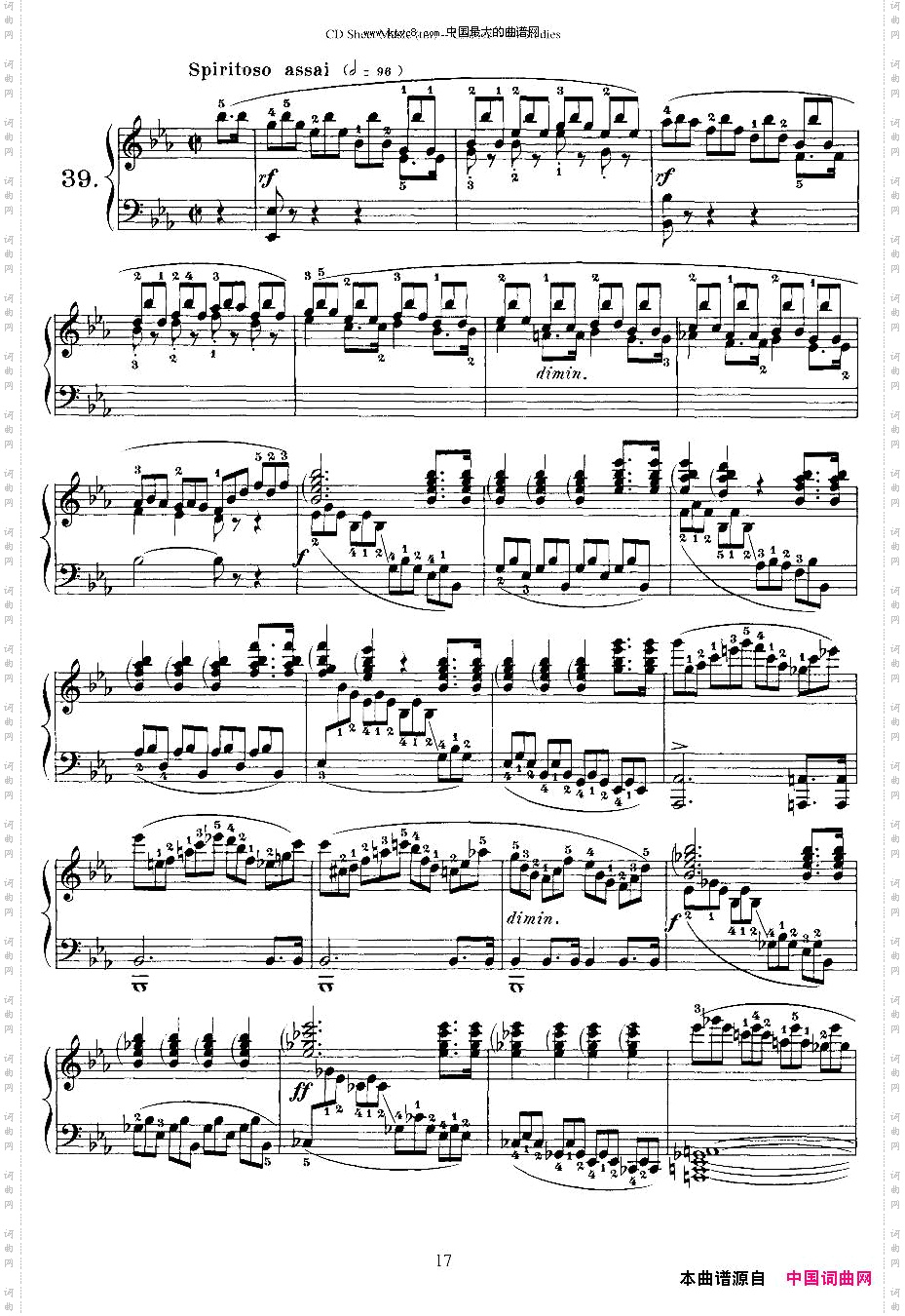 Cramer-84exercices36—40克拉莫84首钢琴练习曲