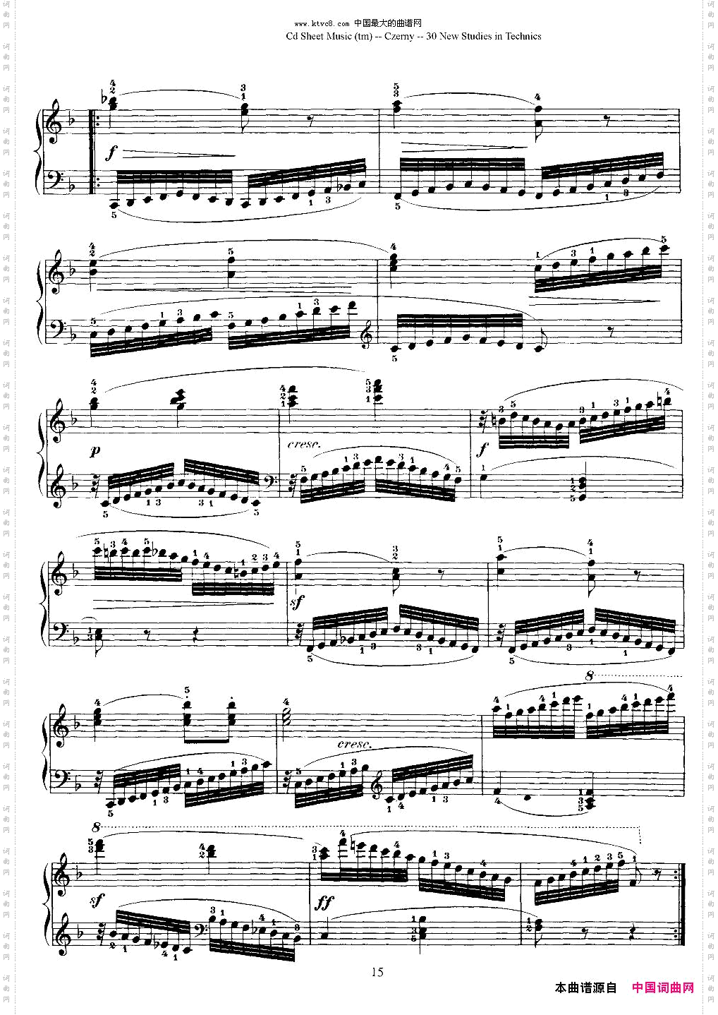 Czerny-30NewStudies-9车尔尼Op849-30首练习曲