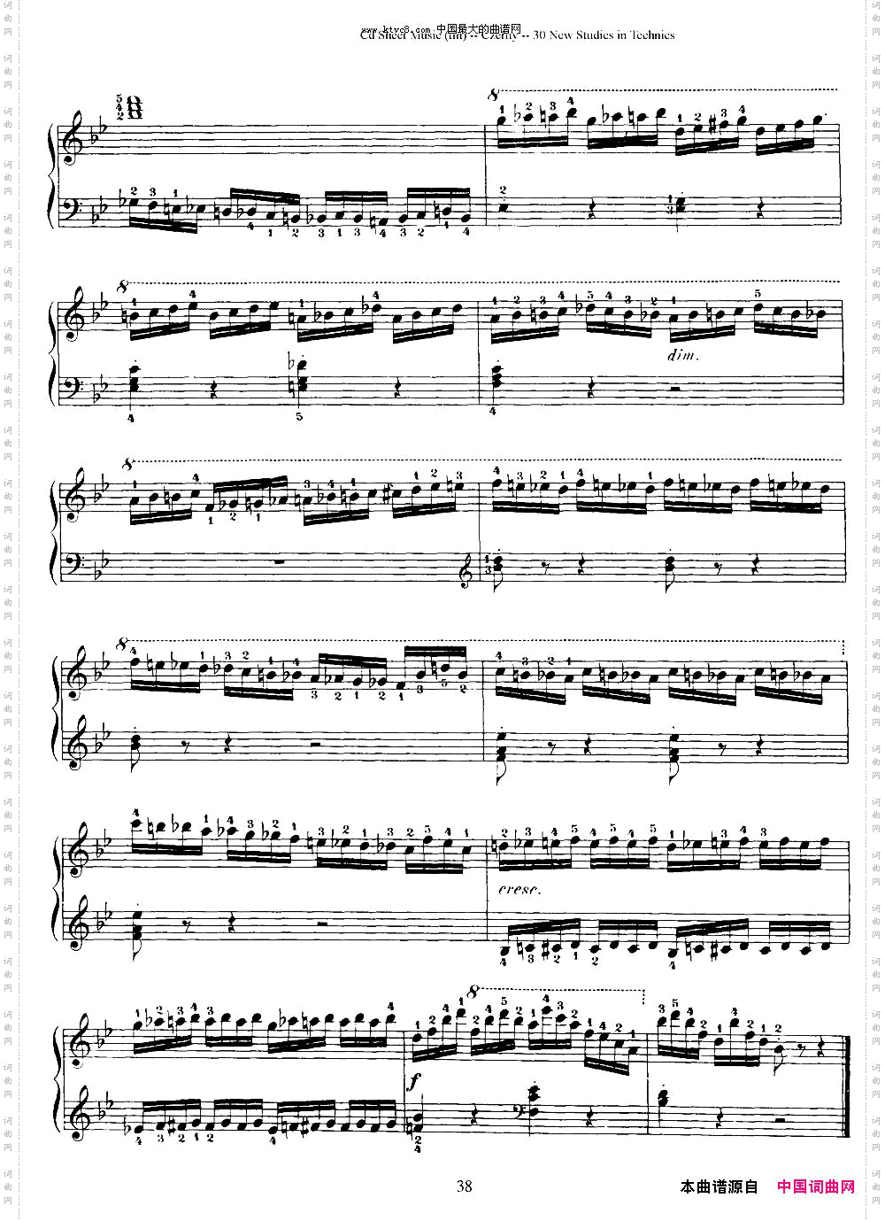 Czerny-30NewStudies-21车尔尼Op849-30首练习曲