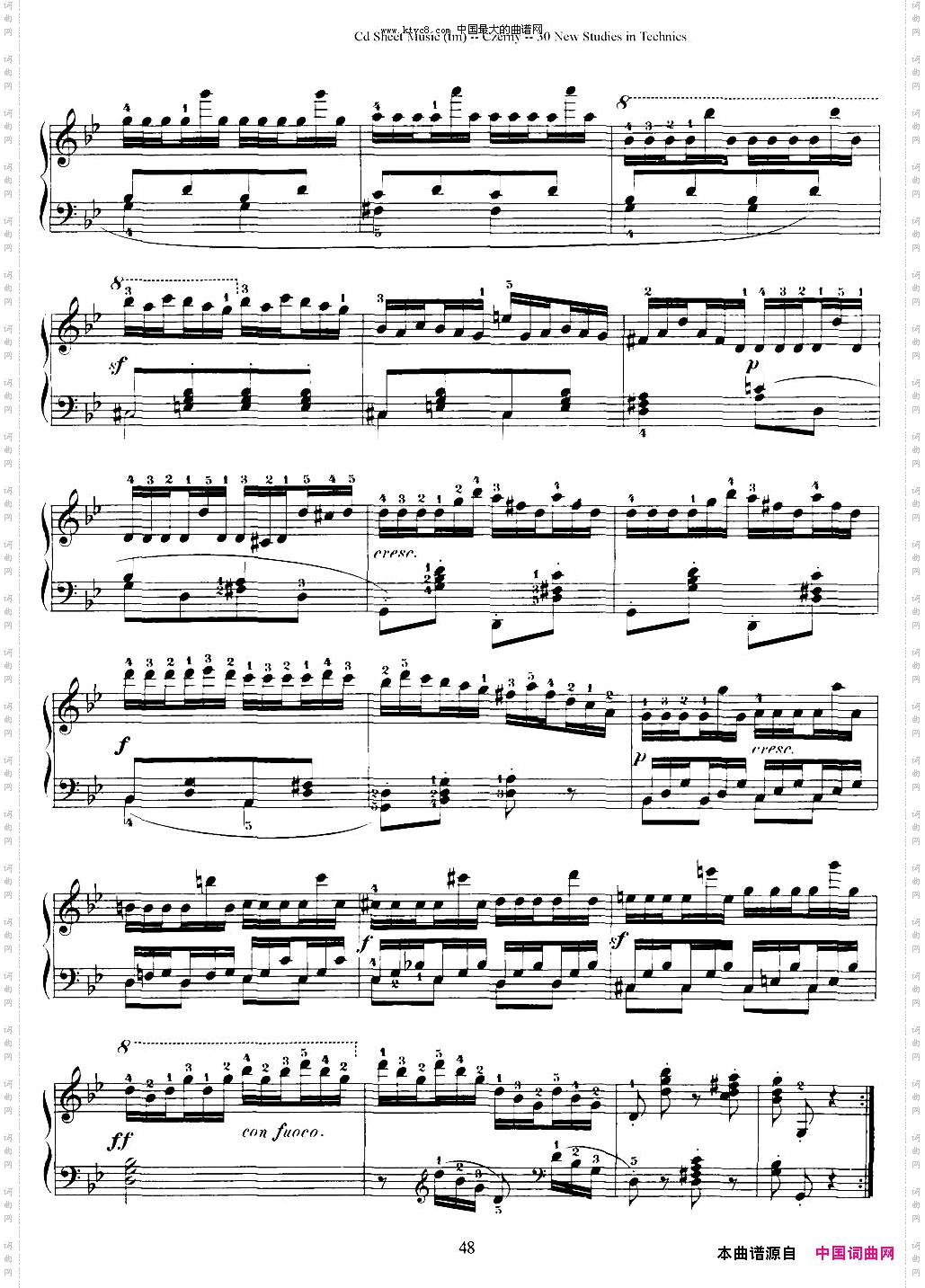 Czerny-30NewStudies-26车尔尼Op849-30首练习曲