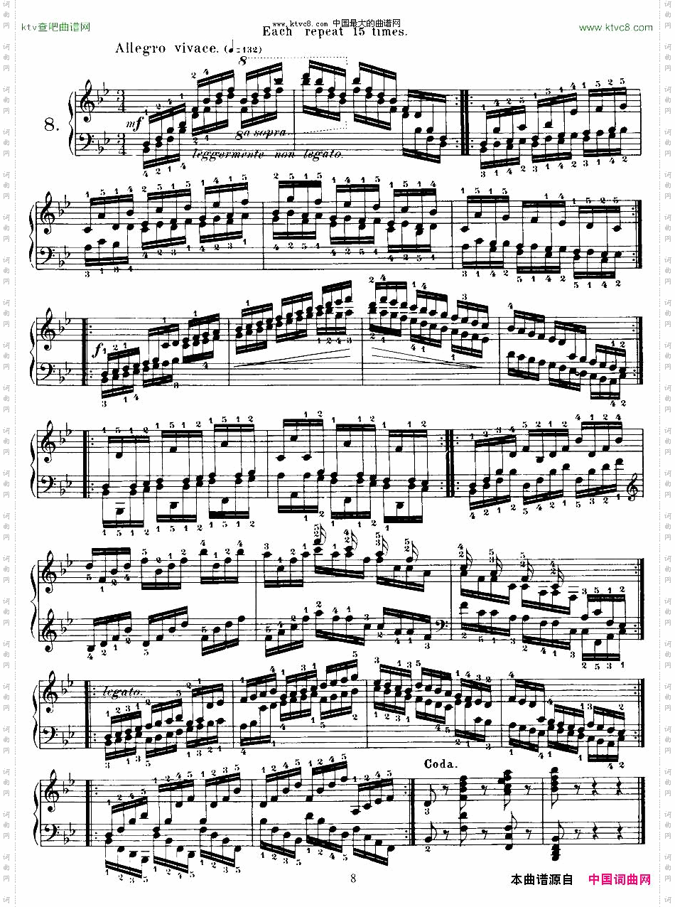 Czerny-40DailyExerciOp.3376—1040首日常训练曲