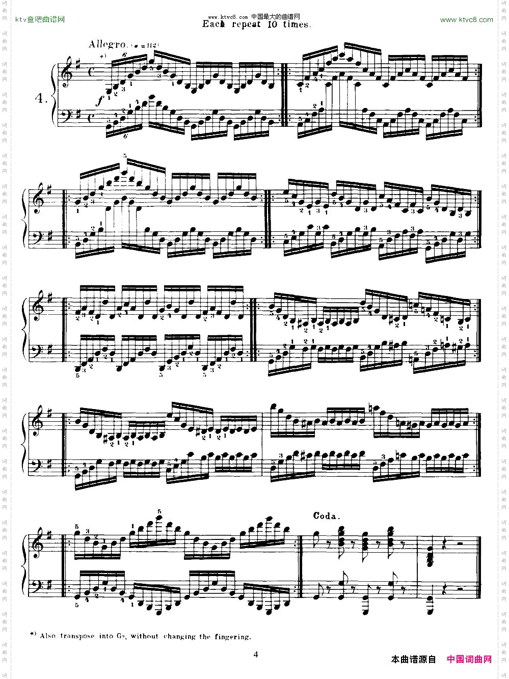 Czerny-40DailyExerciOp.3371—540首日常训练曲