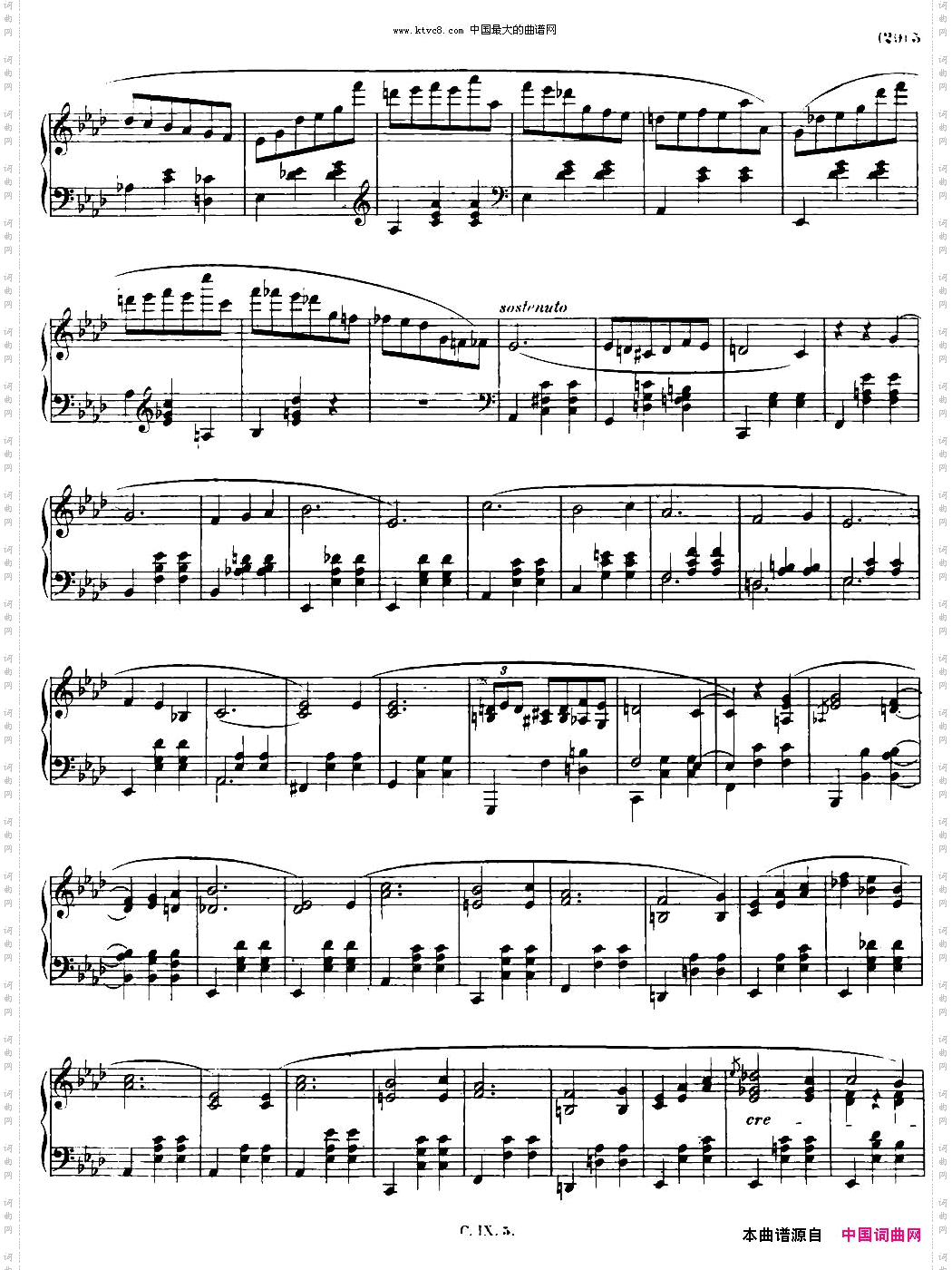 降A大调圆舞曲Op.42