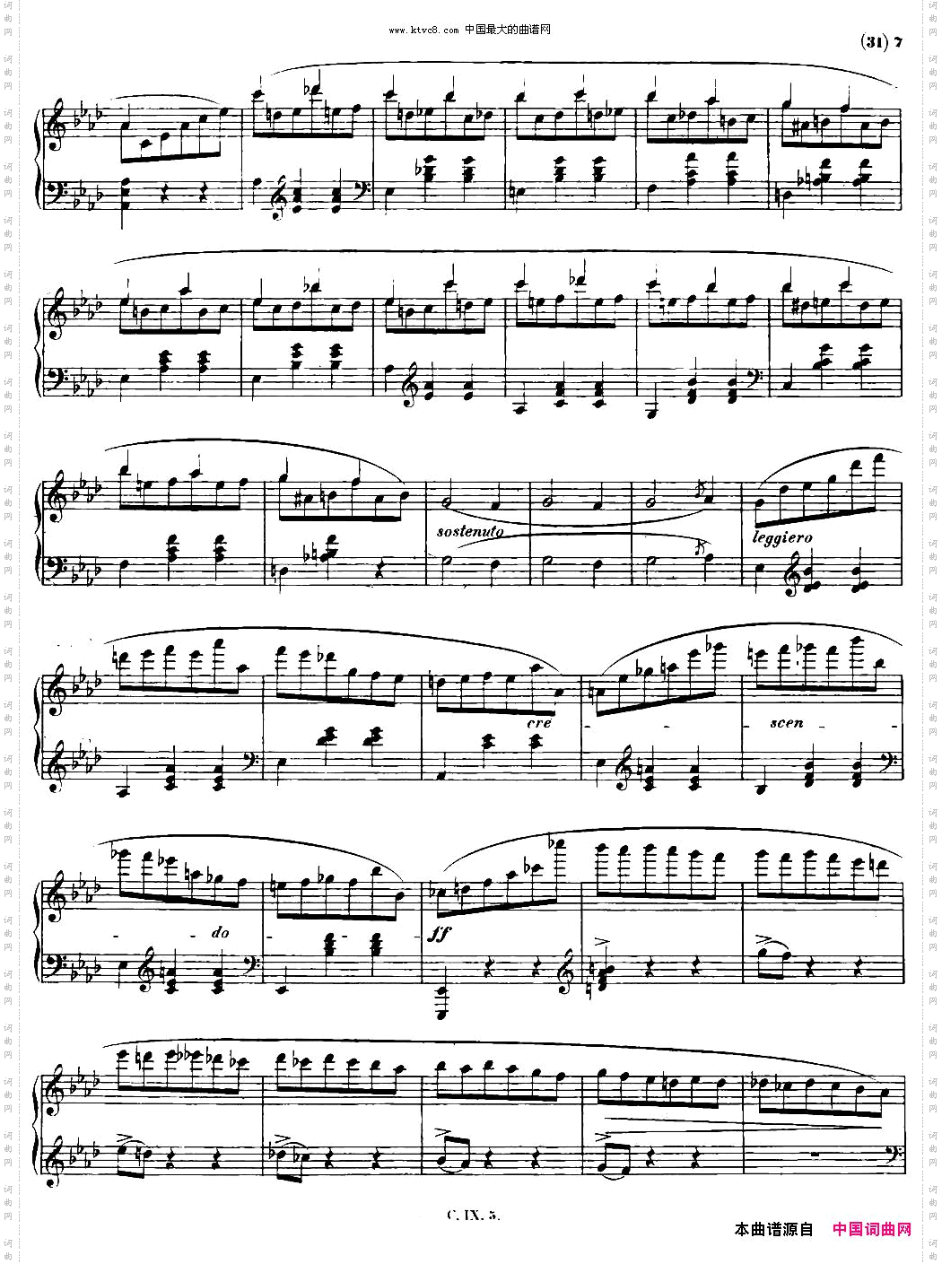 降A大调圆舞曲Op.42