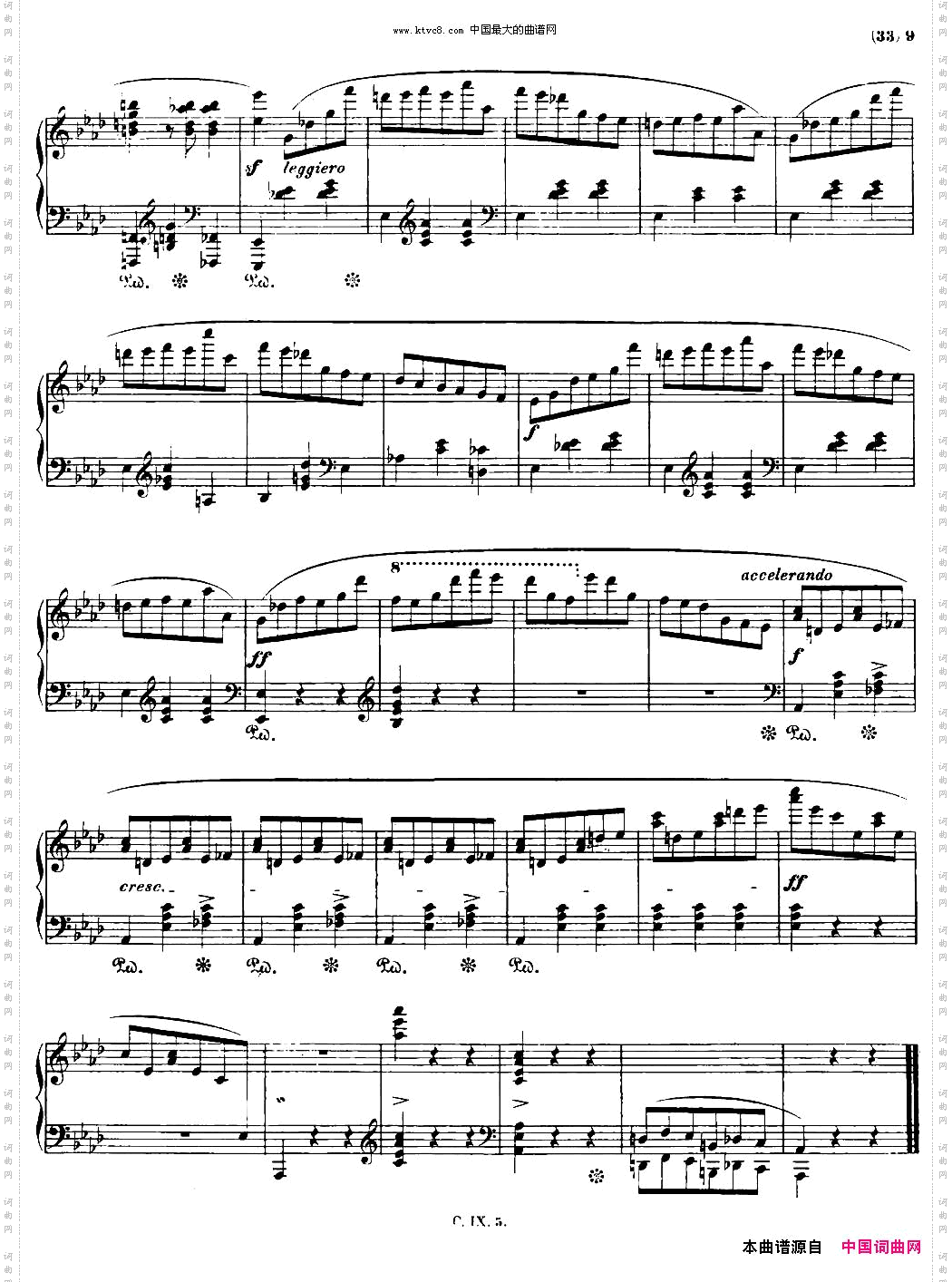 降A大调圆舞曲Op.42