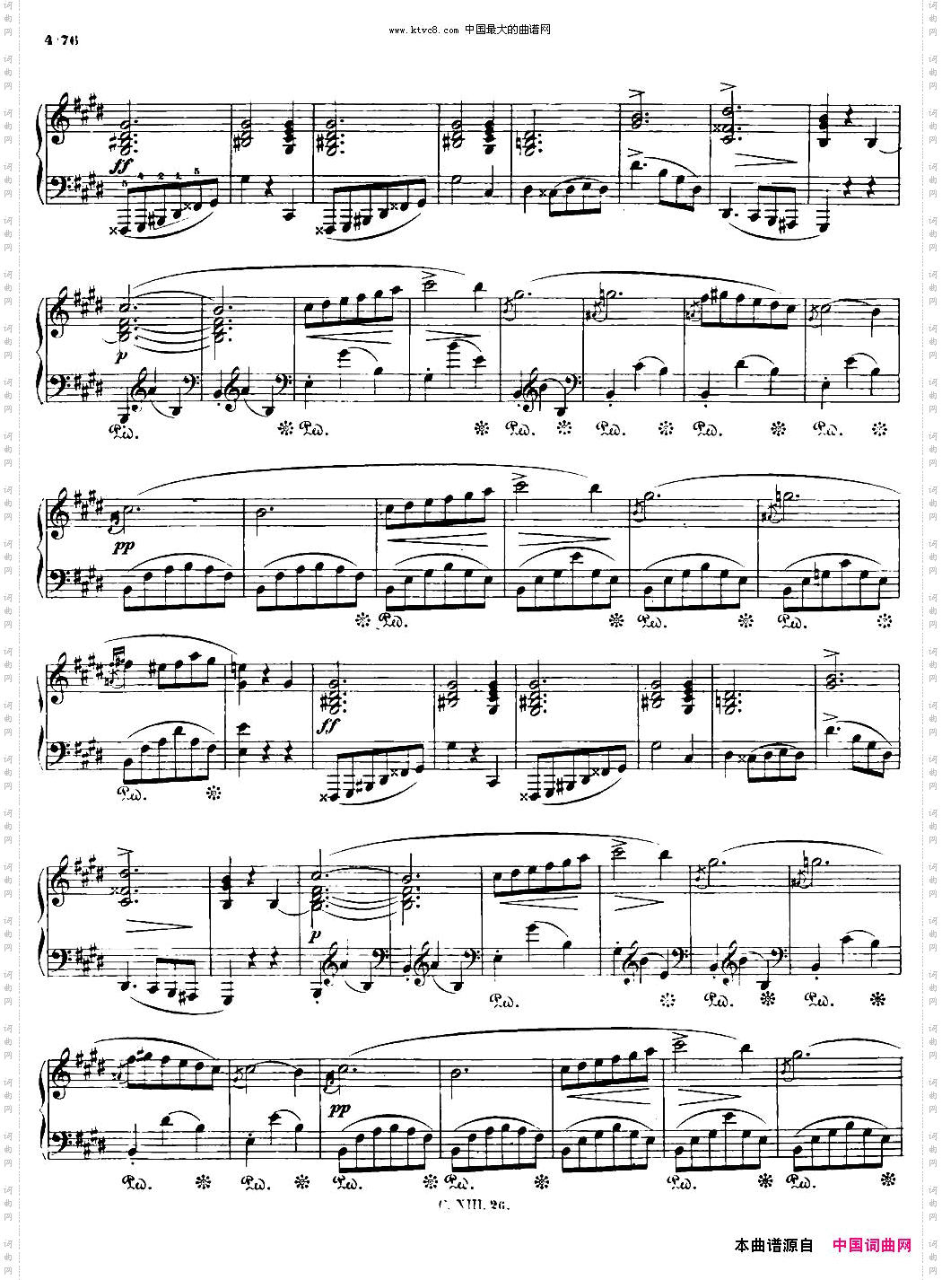 e小调圆舞曲肖邦遗作