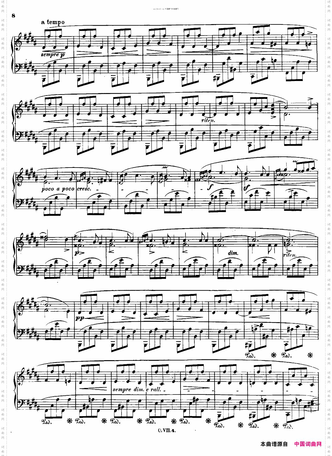 b小调钢琴谐谑曲Op.20第一号