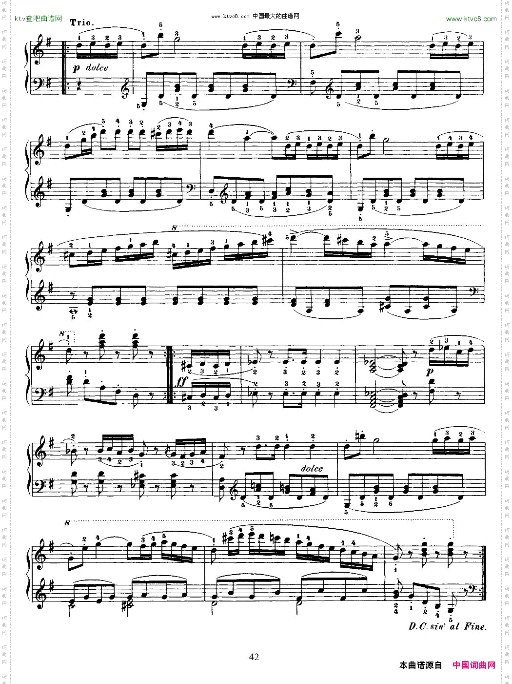 OneHundredandTenEasyandProgressiveExercisesOp.453车尔尼110首简易练习曲52——60