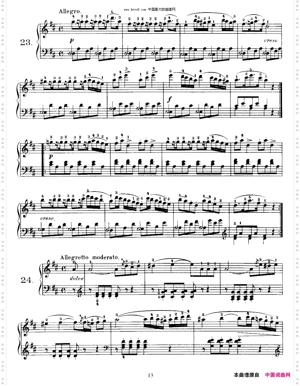 OneHundredandTenEasyandProgressiveExercisesOp.453车尔尼110首简易练习曲21——30