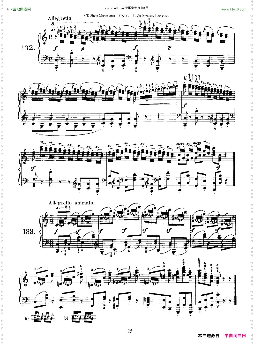 160Eight-MeasureExercises.Op.821车尔尼160首钢琴八小节练习曲122——141
