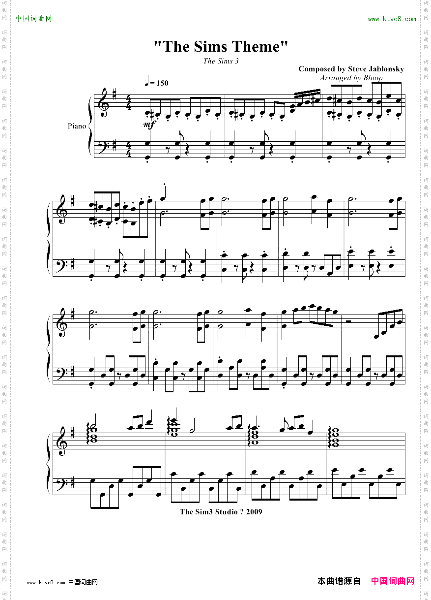 模拟人生3主题曲