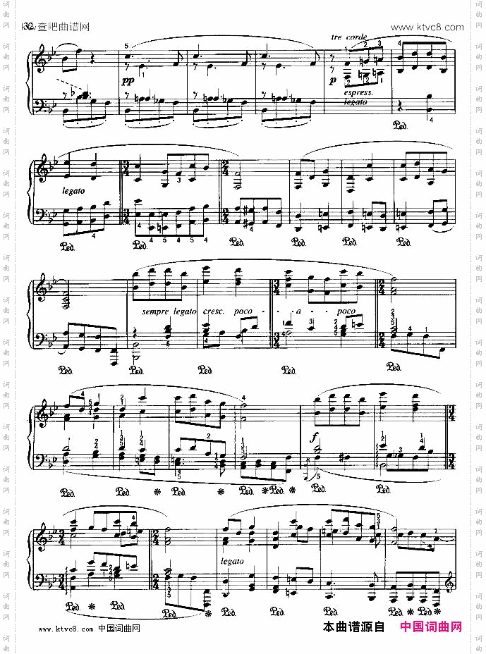 如歌的行板柴科夫斯基作曲版