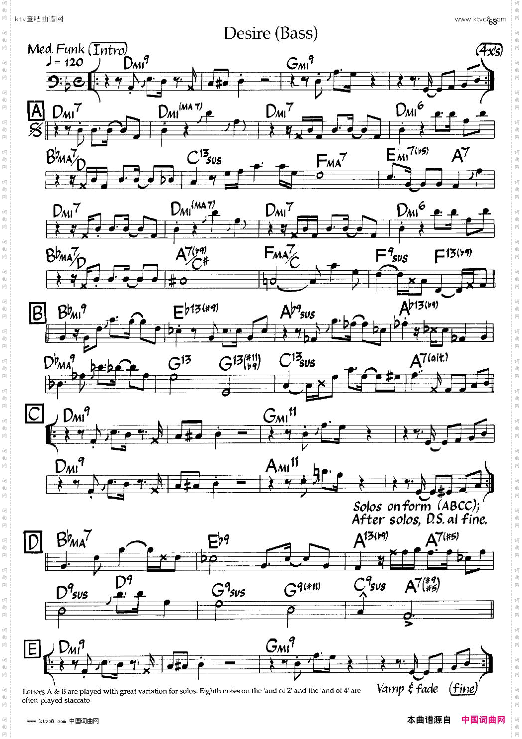 Desire爵士钢琴曲