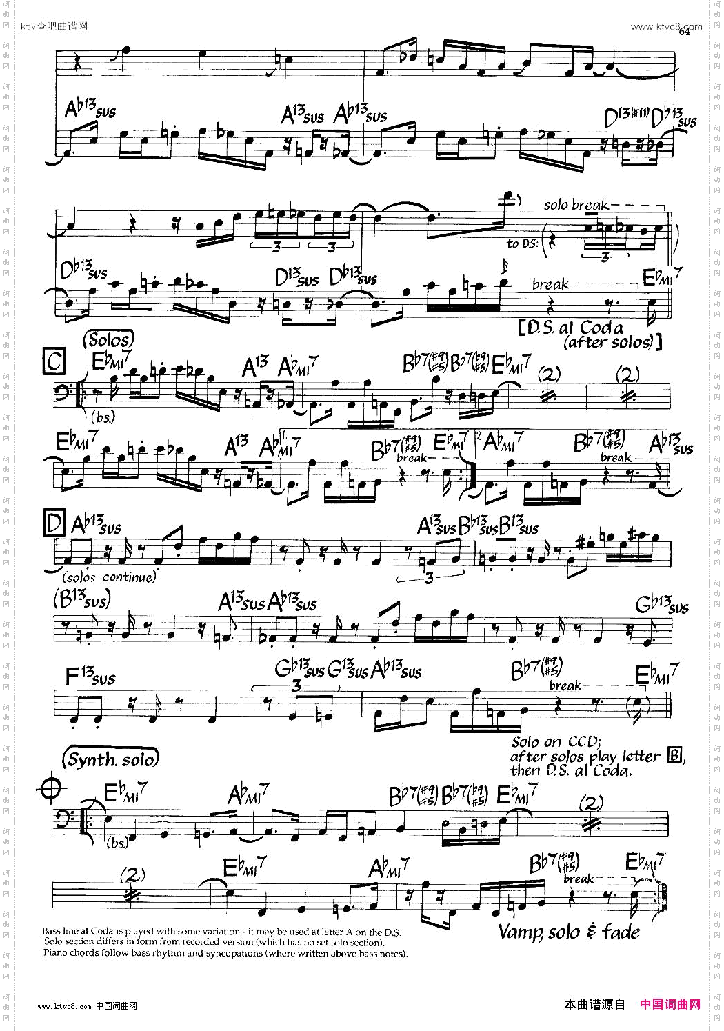 Delevans爵士钢琴曲