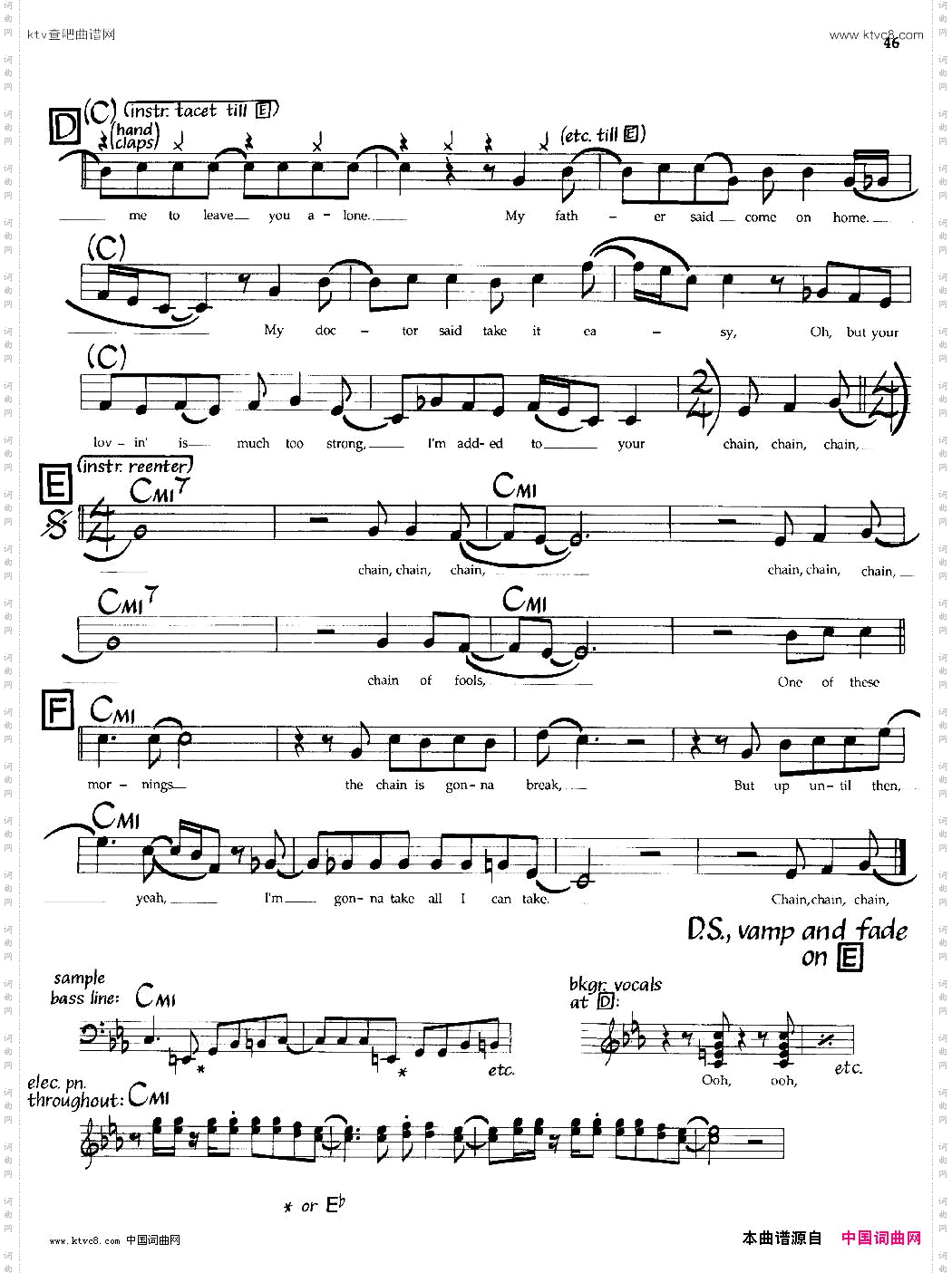 ChainOfFools爵士钢琴曲