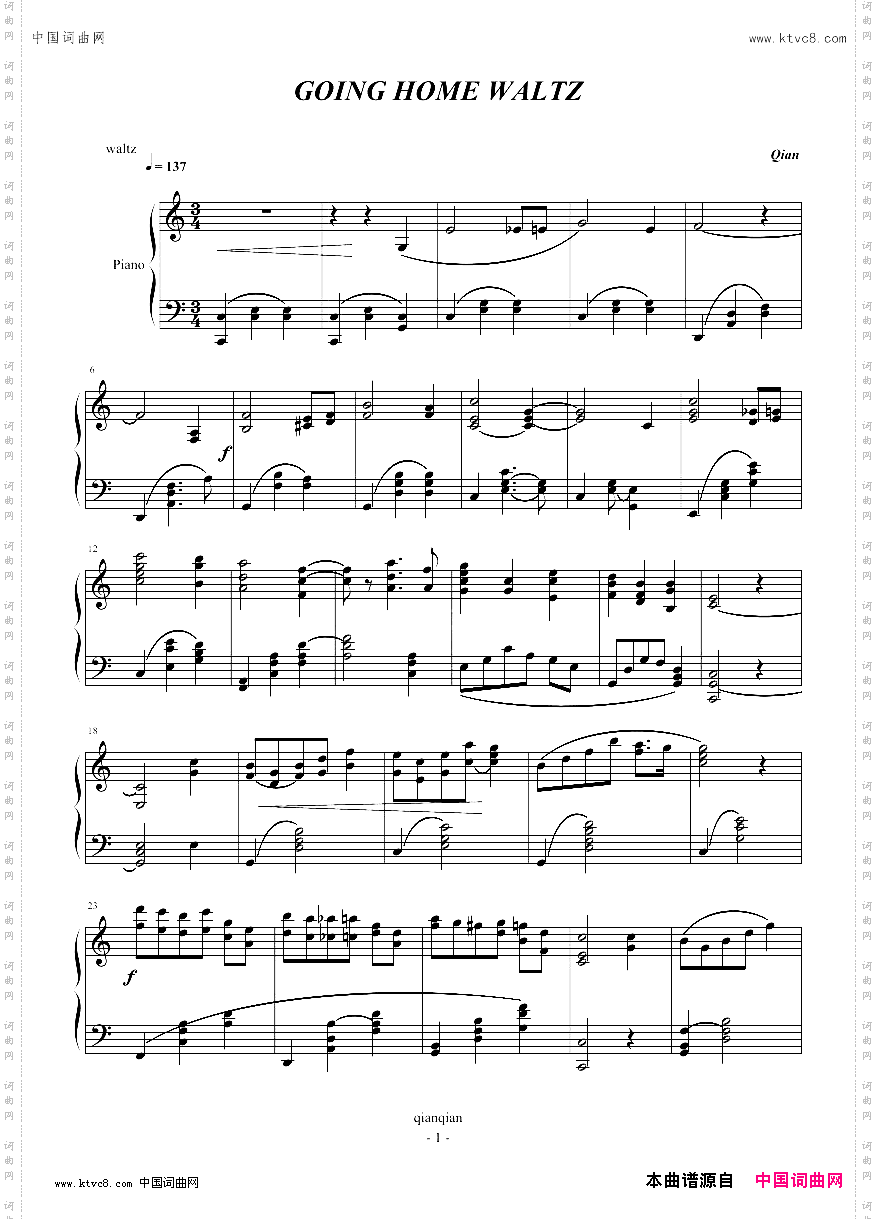 GOINGHOMEWALTZ